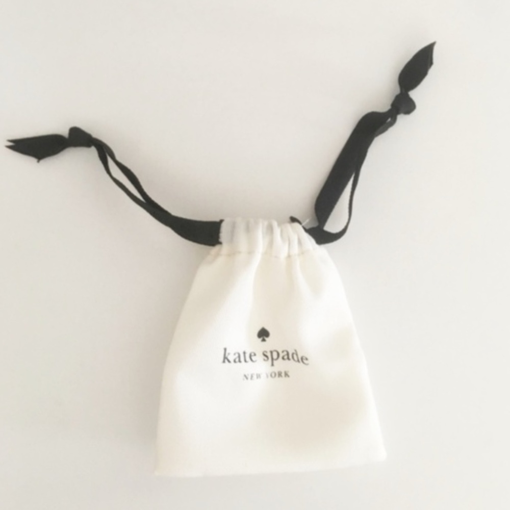 kate spade rose gold pearl studs. - Picture 5 of 5